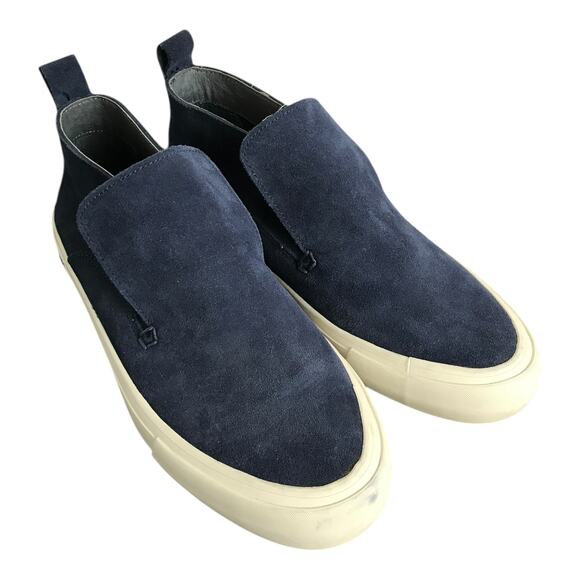 Seavees Huntington Middie Sneakers Womens Sz 10 Blue Leather Suede Slip-On Shoes - Picture 4 of 10